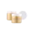Queens Packaging Co., ltd. 1.4oz / 40ml MS Double-Wall Straight Sided Cream Jar with PP Inner Jar, Flush Cap & Sealing Disc