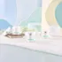 Queens Packaging Co., ltd.  0.51oz / 15ml Acrylic Double-Wall Faceted Jewel Cream Jar & Matching Cap with Silver Accent