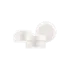 Queens Packaging Co., ltd. 3.4oz / 100ml MS Double-Wall Straight Sided Cream Jar with Flush PP Cap