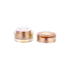 Queens Packaging Co., ltd.  1oz / 30ml Acrylic Double-Wall Straight Sided Cream Jar with Diamond-Cut Detail Closure & PP Sealing Disc