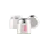 Queens Packaging Co., ltd. 1.7oz / 50ml AS Double-Wall Rounded Hexagon Cream Jar with Metallic Domed Cap & PE Sealing Disc