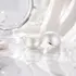 Queens Packaging Co., ltd.  3.4oz / 100ml Acrylic Double-Wall Spherical Cosmetic Jar with Metallic Accent Band, Domed Cap & PE Sealing Disc