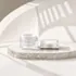 Queens Packaging Co., ltd. 1oz / 30ml Acrylic Double-Wall Straight Sided Cream Jar with Matching Acrylic Cap & PE Sealing Disc