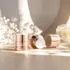 Queens Packaging Co., ltd. 0.51oz / 15ml ABS Straight Sided Balm Jar with Metallic Full-Height Overcap, PP Inner Jar & PE Sealing Disc