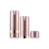 Queens Packaging Co., ltd. 1.7oz / 50ml Acrylic Cylinder Airless Pump Bottle with Bottom Mounted Screw-On 30ml Jar Combo Package