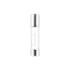 Queens Packaging Co., ltd. 1.7oz / 50ml Clear AS Slim Cylinder Airless Pump Bottle with Aluminum Overcap & PP Pump with Aluminum Collar, 0.22cc Dosage