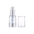 Queens Packaging Co., ltd. 1oz / 30ml Clear AS Cylinder Airless Pump Bottle with Flush AS Overcap & Aluminum Pump, 0.2cc Dosage