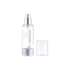 Queens Packaging Co., ltd. 1.7oz / 50ml Clear AS Cylinder Airless Pump Bottle with Flush AS Overcap & Aluminum Pump, 0.2cc Dosage