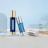 Queens Packaging Co., ltd. 1oz / 30ml AS Cylinder Airless Pump Bottle with Retractable Metallized PP Pump with ABS Collar, 0.22cc Dosage