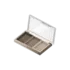 Hangzhou Ecopack Technology Co., Ltd 10.65g 3-Pan Rectangular PETG Eyeshadow Palette with Rectangular Removable Wells and Fully Transparent Lid