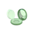 Hangzhou Ecopack Technology Co., Ltd 14g Single-Pan Round Green ABS & PP Cushion Compact with Applicator Well, Mirror & Magnetic Closure