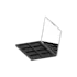 Hangzhou Ecopack Technology Co., Ltd 96g 8-Pan Rectangular GPPS Eyeshadow Palette with Rectangular Wells and Mirror
