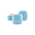 Queens Packaging Co., ltd. 3.4oz / 100ml PP Double-Wall Rounded Square Cream Jar with Flush Cap & PP Sealing Disc
