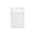 2.5 Gallon / 320oz 63mm F-Style Oblong HDPE Plastic Jug with Label Panel