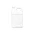 2.5 Gallon / 320oz 63mm Tall F-Style HDPE Plastic Jug with Label Panel