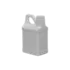 135oz / 4L 38-400 HDPE F-Style Industrial Jug with Recessed Label Panel
