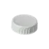 MRP Solutions Ribbed 63-485 Straight Sided PP Cap, Continuous Thread (CT) Closure, Broad Ribbed