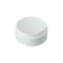 The image shows a Mold-Rite Plastics 2.0oz PP Jar. The jar is a small, cylindrical container made of clear plastic, with a smooth surface and a screw-on lid. The transparency of the jar allows the contents inside to be visible, making it ideal for holding various products like creams, gels, or other substances. The lid appears to be securely attached, ensuring the jar's contents are sealed properly.