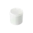The image shows a Mold-Rite Plastics 4.0oz PP Jar (064070DS). The jar is cylindrical with a straight-sided design, made from clear polypropylene plastic. It features a smooth, continuous thread neck finish, making it compatible with screw-on lids. The jar has a simple, clean appearance and is empty, showcasing its transparent nature, which allows visibility of its contents when filled.