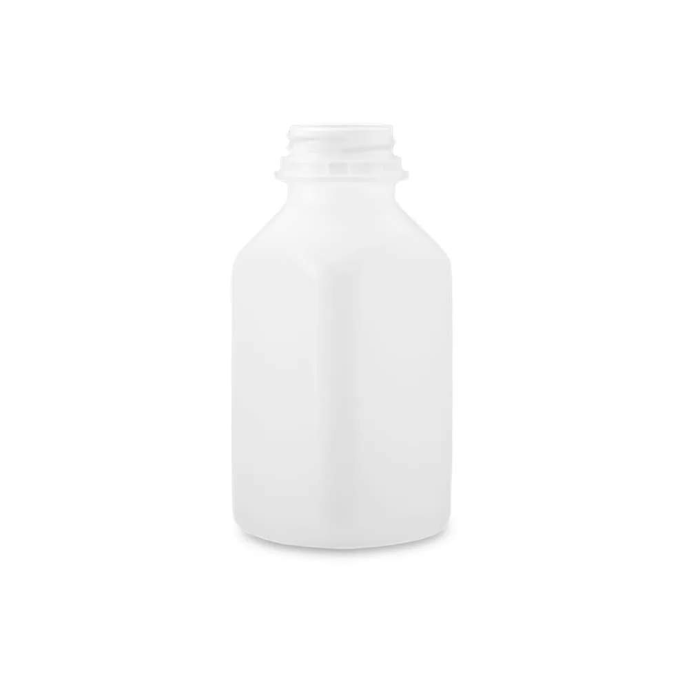 Multi-Mold Plastics 12.0oz /355ml 38-400 HDPE Square Bottle