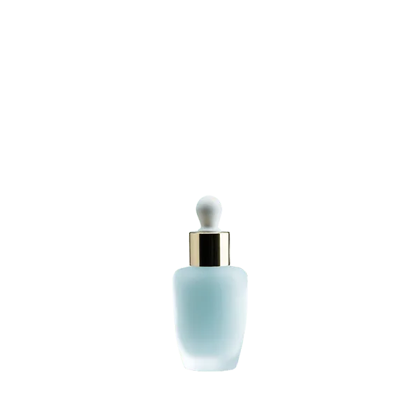 Eurovetrocap 3.4oz /100ml 18-415 Glass Oval Bottle