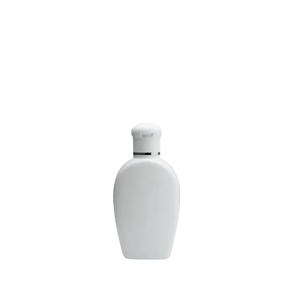 Eurovetrocap 8.5oz /250ml 24mm HDPE Oval Bottle