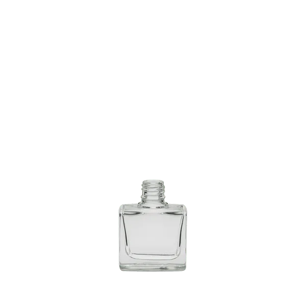 Eurovetrocap 0.4oz /12ml 13-415 Glass Square Bottle