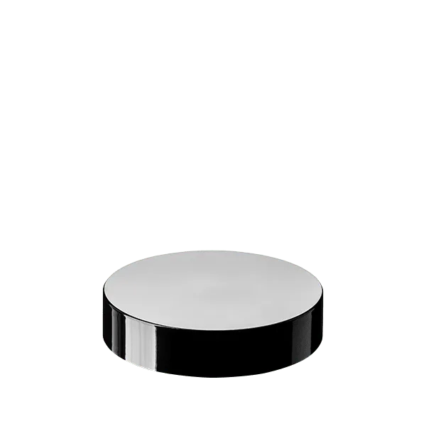 The image shows a Calaso PP Threaded Closure 86 Special HBA01H1A010-2008A0683. It is a white, round plastic cap with a smooth, flat top surface and threaded sides designed to fit securely onto compatible containers. The closure appears to have a standard design suitable for various packaging needs.