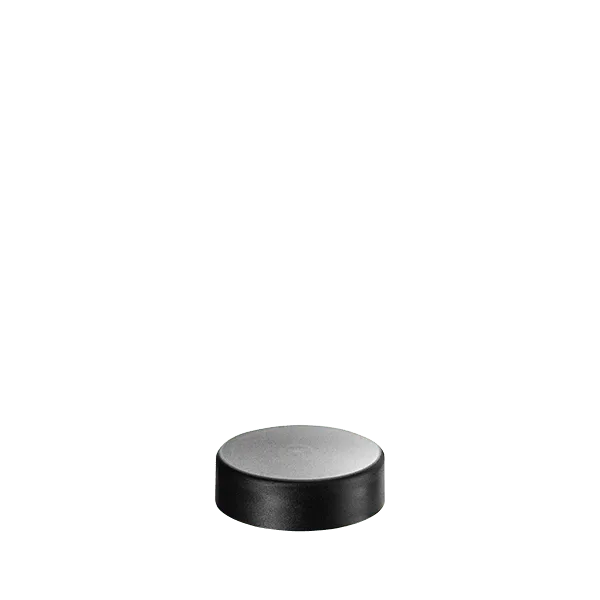 The image shows a close-up view of the Calaso PP Threaded Closure 38 Special HBA01A1A012. The product is a cylindrical, plastic screw cap with a smooth surface and a matte finish. It appears to be designed for sealing containers, featuring threading on the inside for secure attachment. The closure is simple and functional in design, with no visible logos or branding. The color of the closure is a neutral shade, and the overall appearance is clean and utilitarian.