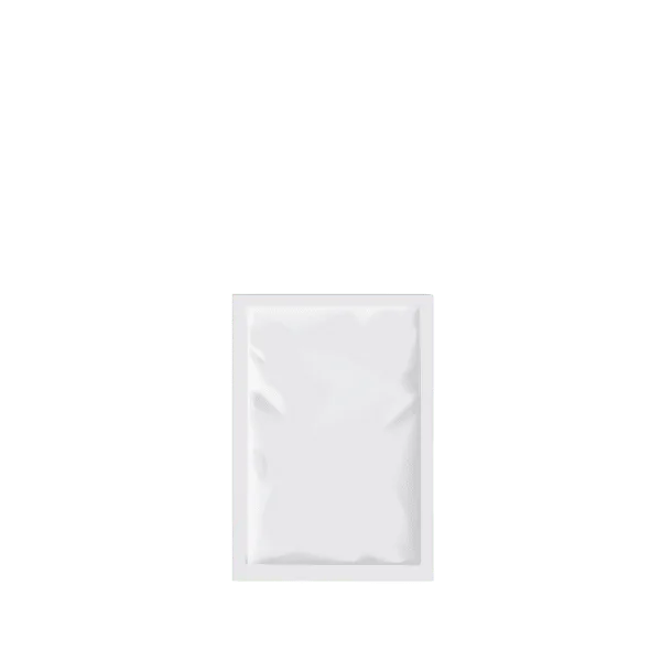 The image shows the Elk Packaging 3.0oz Paper Pillow Pouch Recyclable. It is a small, rectangular, pillow-shaped pouch designed to hold 3.0 ounces of product. The pouch is made of paper material, featuring a light brown, kraft-like texture. The design is simple and clean, without any visible branding or text on the surface. The edges of the pouch are sealed, and the overall appearance is sleek and minimalistic.