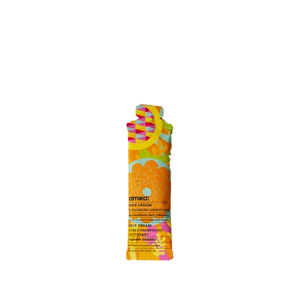 The image shows a 15ml Mono Unitube from EXpack. The packaging is a sleek, semi-transparent, white standup pouch with a smooth, minimalist design. The pouch has a spout at the top for easy dispensing of the product inside. The overall shape is cylindrical, tapering slightly towards the top where the spout is located. The front of the pouch is clean, with no visible labels or text.
