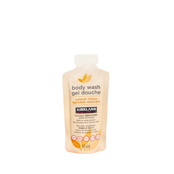 The image shows the Expack 1.7oz PE Pouch PCR UniStand 50ml. It is a small, transparent, and flexible plastic pouch with a flat bottom, allowing it to stand upright. The pouch has a resealable zip-lock closure at the top, which ensures the contents can be securely sealed after opening. The front of the pouch is plain without any visible labels or markings. The material appears smooth and slightly glossy, indicating the use of polyethylene.