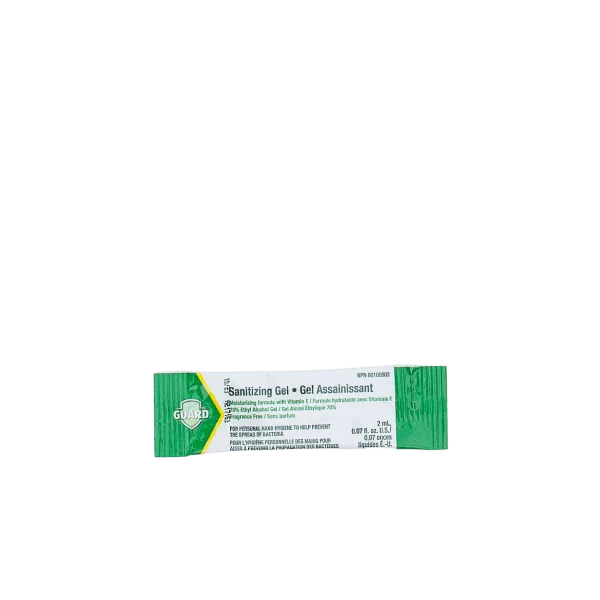 The image shows a Mono UniStick 18ml packaging pouch. It is a small, rectangular stand-up pouch with a sleek, minimalist design. The pouch appears to be made of a smooth, semi-transparent material, likely polypropylene. The front of the pouch is plain, with no visible text or branding, and it has a tear notch at the top for easy opening. The packaging is designed to hold liquids or gels and has a flat base that allows it to stand upright. 