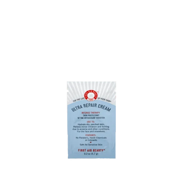 The image shows the Identipak 0.1oz PE Sachet Classic, a small, rectangular sachet packet with a white background. The sachet is flat and sealed on all sides, displaying a sleek and minimalistic design. The image focuses on the front side of the sachet, which appears to be free of any text, logos, or branding elements. The sachet is likely intended for sample-sized products like lotions, serums, or other liquid or gel-based contents.