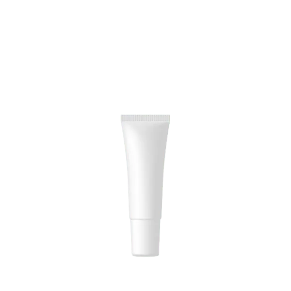 The image displays the "Burhani Packaging Solutions 1.7oz PE Tube (PBL Round) 50 ml." The product is a sleek, cylindrical tube with a smooth white surface. It has a glossy finish and a screw-on cap at the top. The cap is also white and matches the body of the tube, giving it a uniform appearance. The tube appears to be designed for personal care or cosmetic products, with a professional and clean look suitable for various branding.