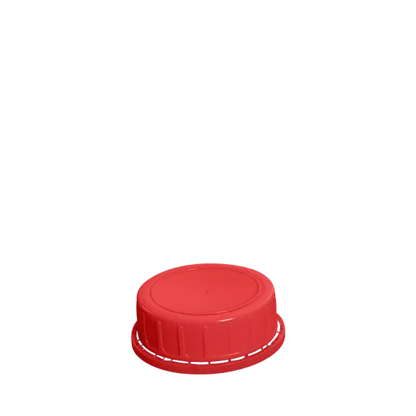 The image displays the MENSHEN PP Threaded Closure 80 Chemical Closure. It is a cylindrical, white plastic cap designed for containers, featuring a textured grip for easy handling and a threaded inner surface for secure attachment to compatible bottles or containers. The closure appears to be robust and well-engineered for chemical containment.