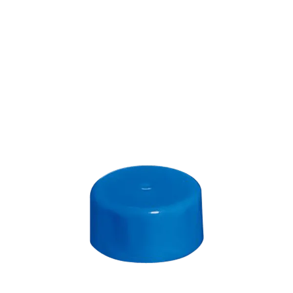 The image shows the Menshen PP Threaded Closure 20-400 Screw Closure. It is a small, circular, white plastic cap with a smooth, flat top and ribbed sides for easy grip. The cap has threading on the inside, designed to screw onto compatible containers. The overall design is simple and functional.