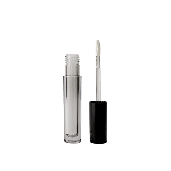Quadpack 0.2oz / 5ml Gala PET Cylinder Lip Gloss Tube with Glamorous Applicator