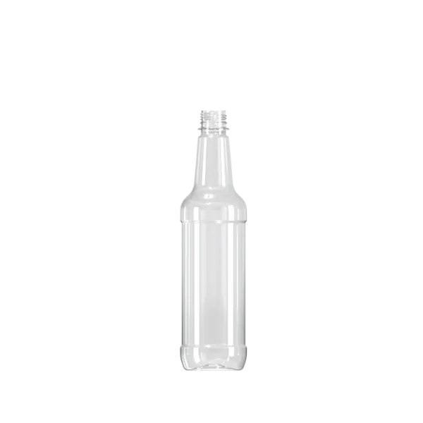 Precision Concepts 25.4 oz / 750 ml Syrup Bottle, 28 mm PCO-1810, PET, Bevel