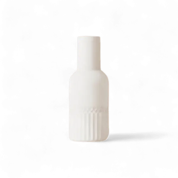 Mingdun Packaging 2.7oz/80ml PETG Premium Half Fluted Round Shoulder Cosmetic Bottle with 20mm Neck