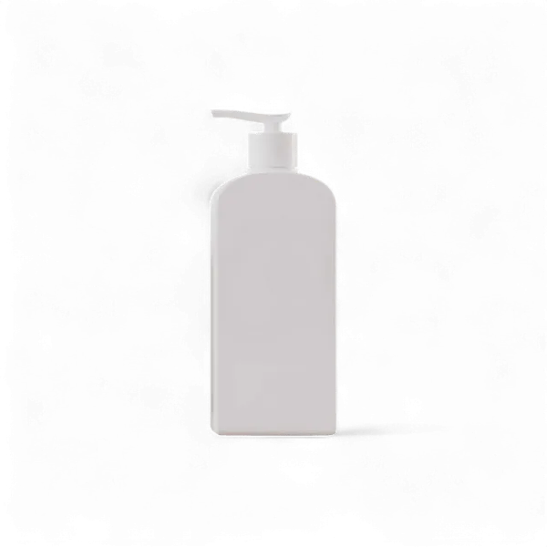 Mingdun Packaging 17oz/500ml PETG Arched Oblong Cosmetic Bottle with 28mm Neck