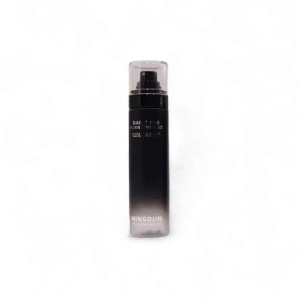 Mingdun Packaging 4oz/120ml PETG Cylinder Cosmetic Bottle with Fine Mist Sprayer & Flush Overcap, 36mm Neck
