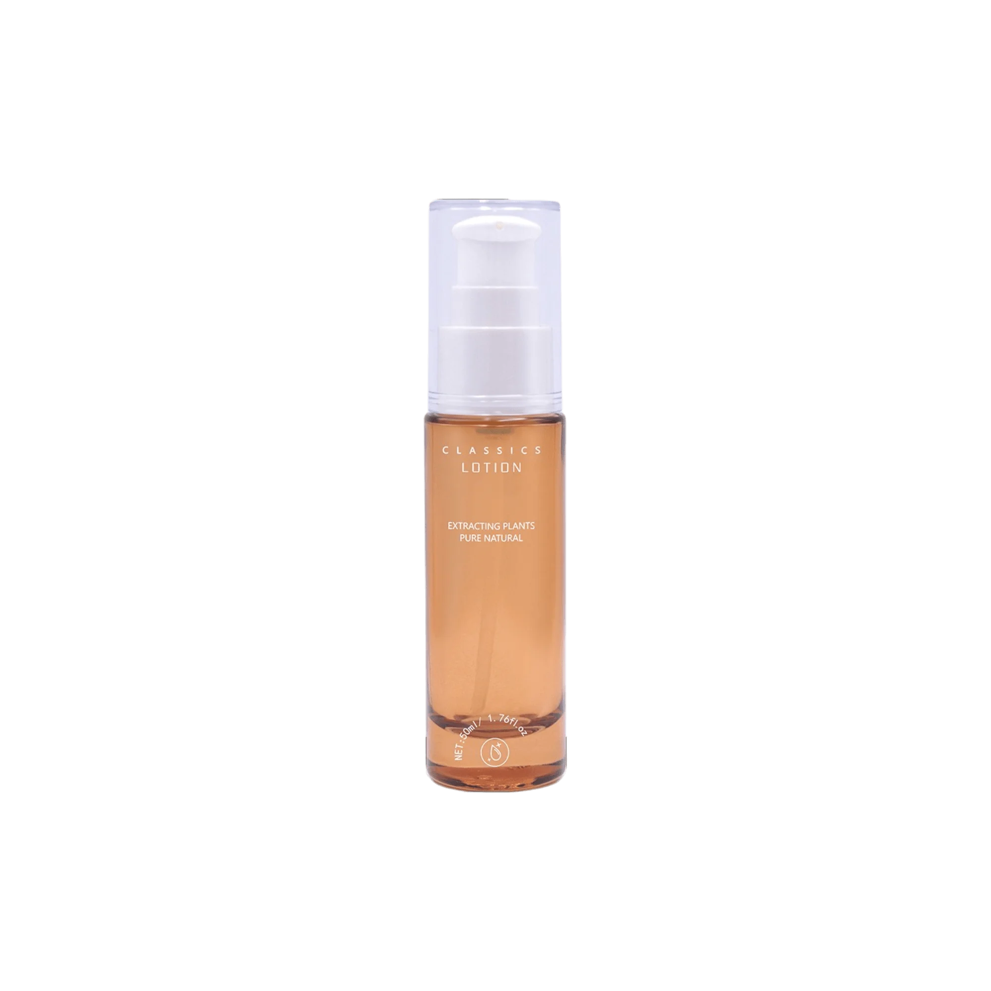 Likun Packaging 1.7oz /50ml Glass Cylinder Bottle with Pump