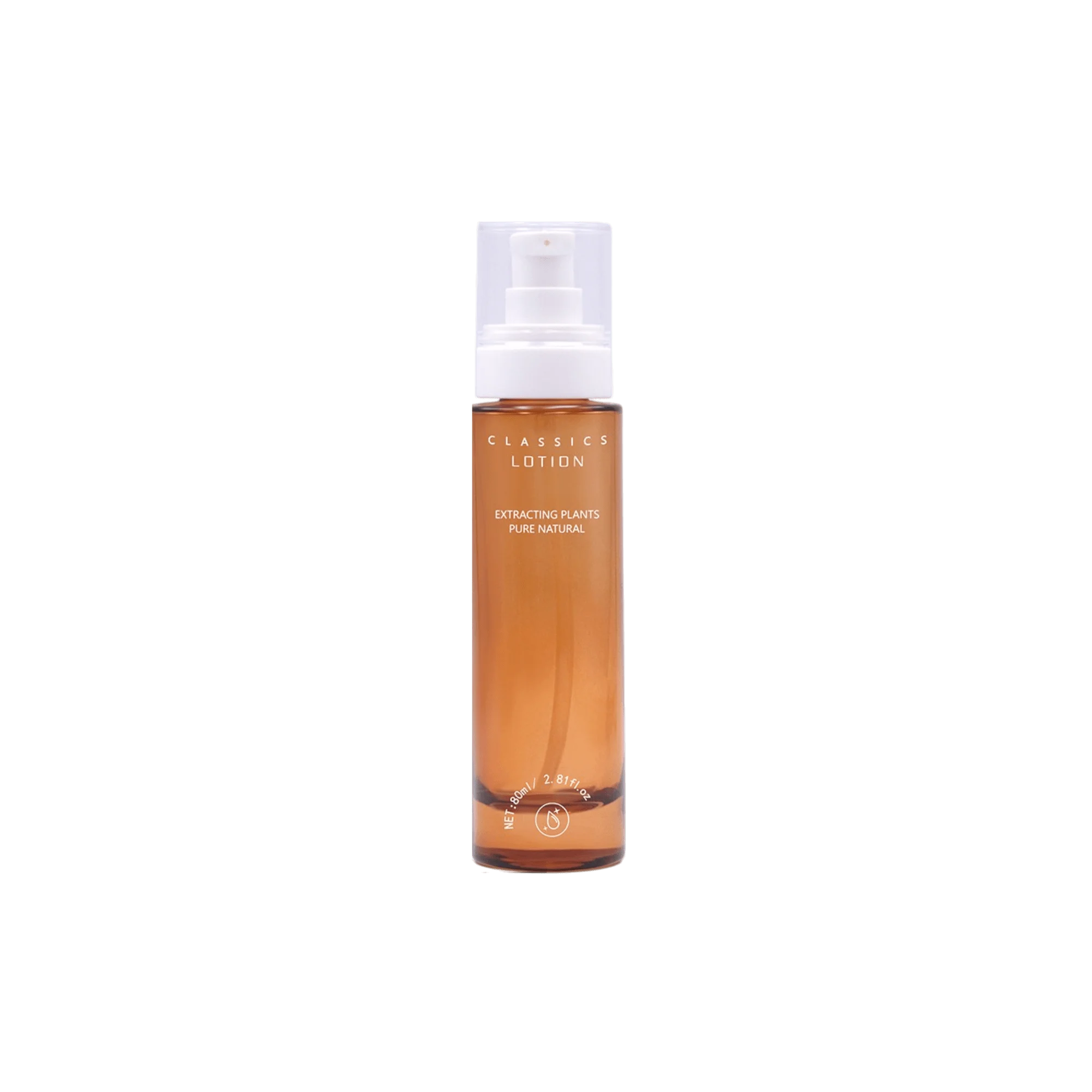 Likun Packaging 2.7oz /80ml Glass Cylinder Bottle with Pump