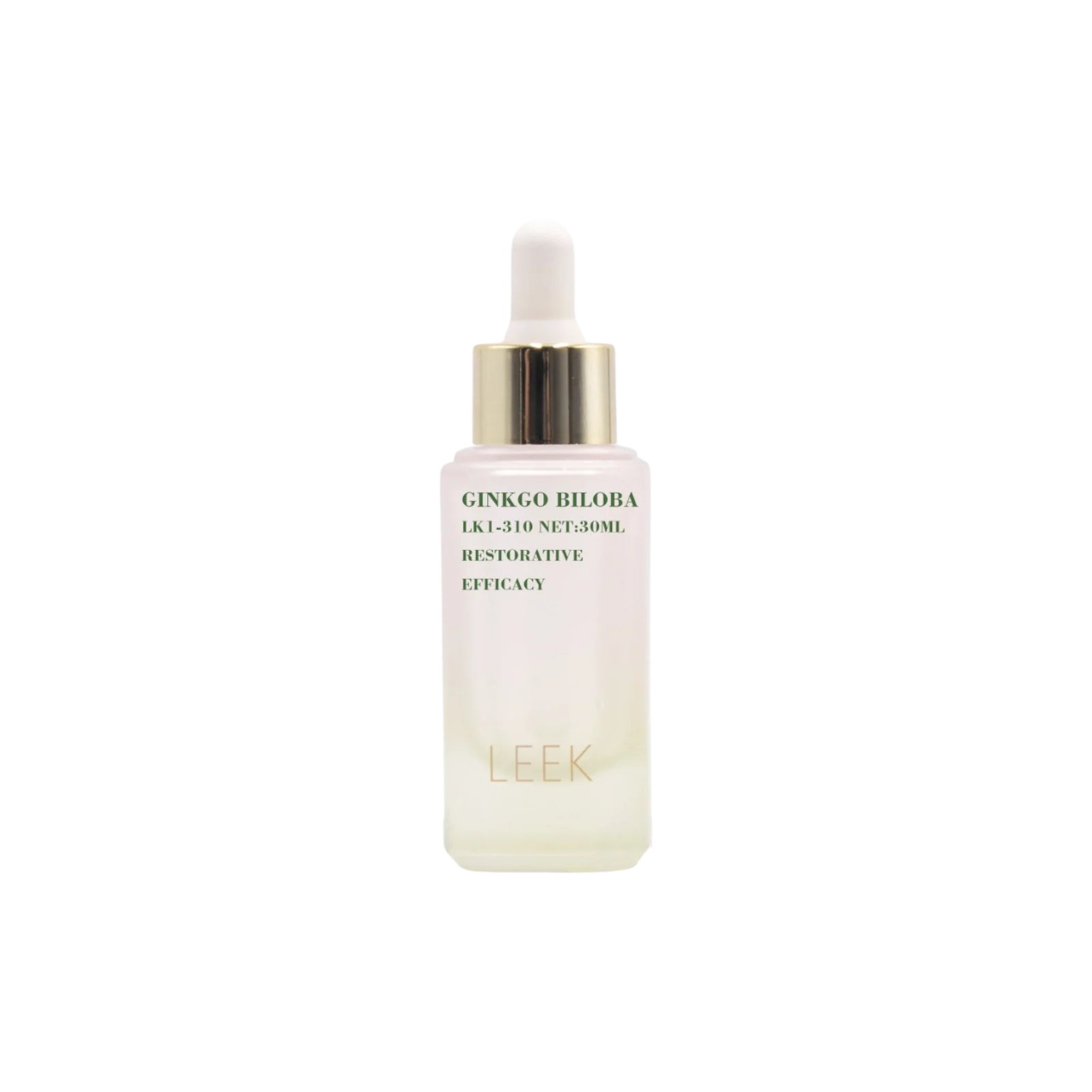 Likun Packaging 1.0oz/30ml Glass Dropper Bottle with Metallic Collar Bulb Dropper for Face Oils & Serums