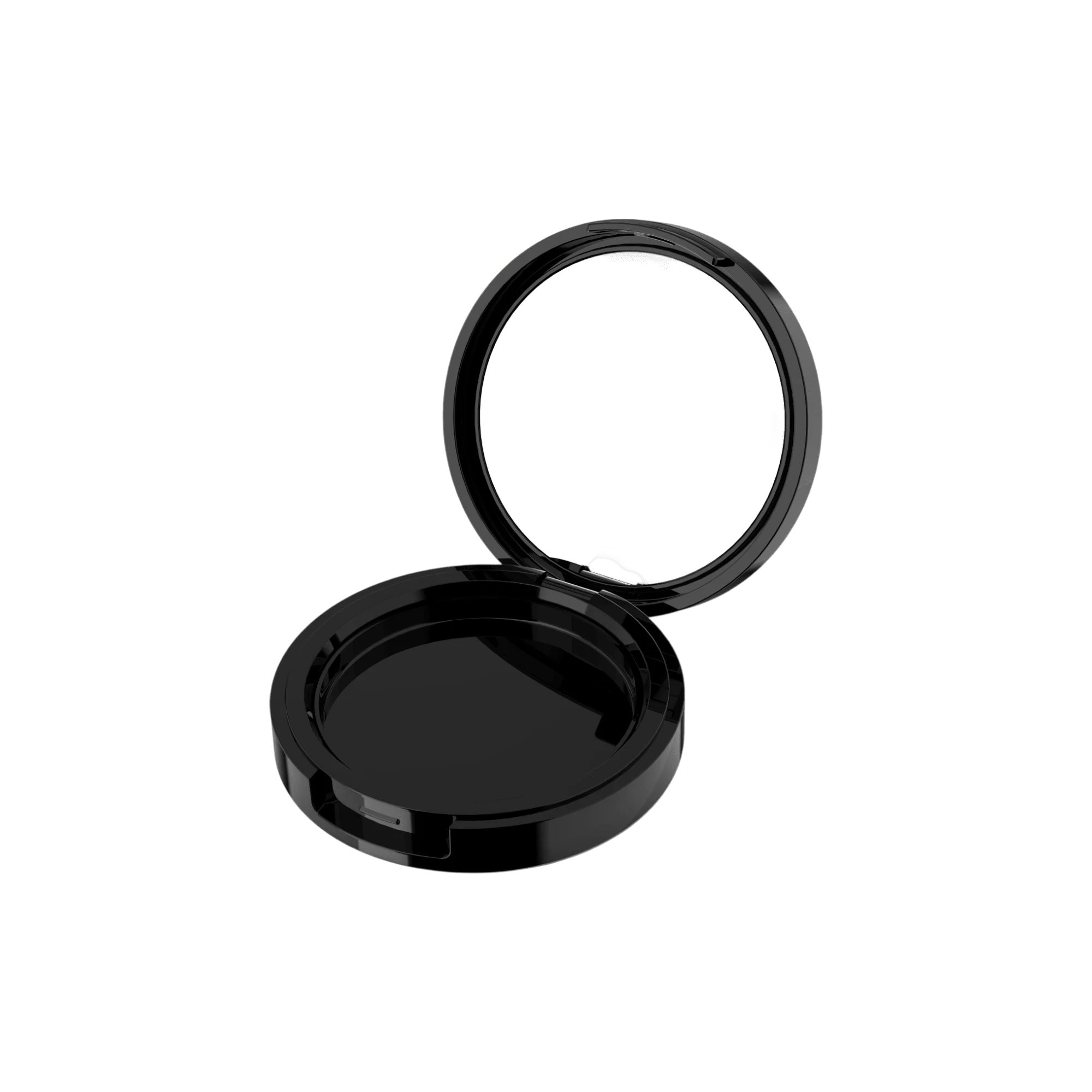 Round Single Pan ABS Cosmetic Compact, 1.96" Diameter for Blush, Concealer and Pressed Powders