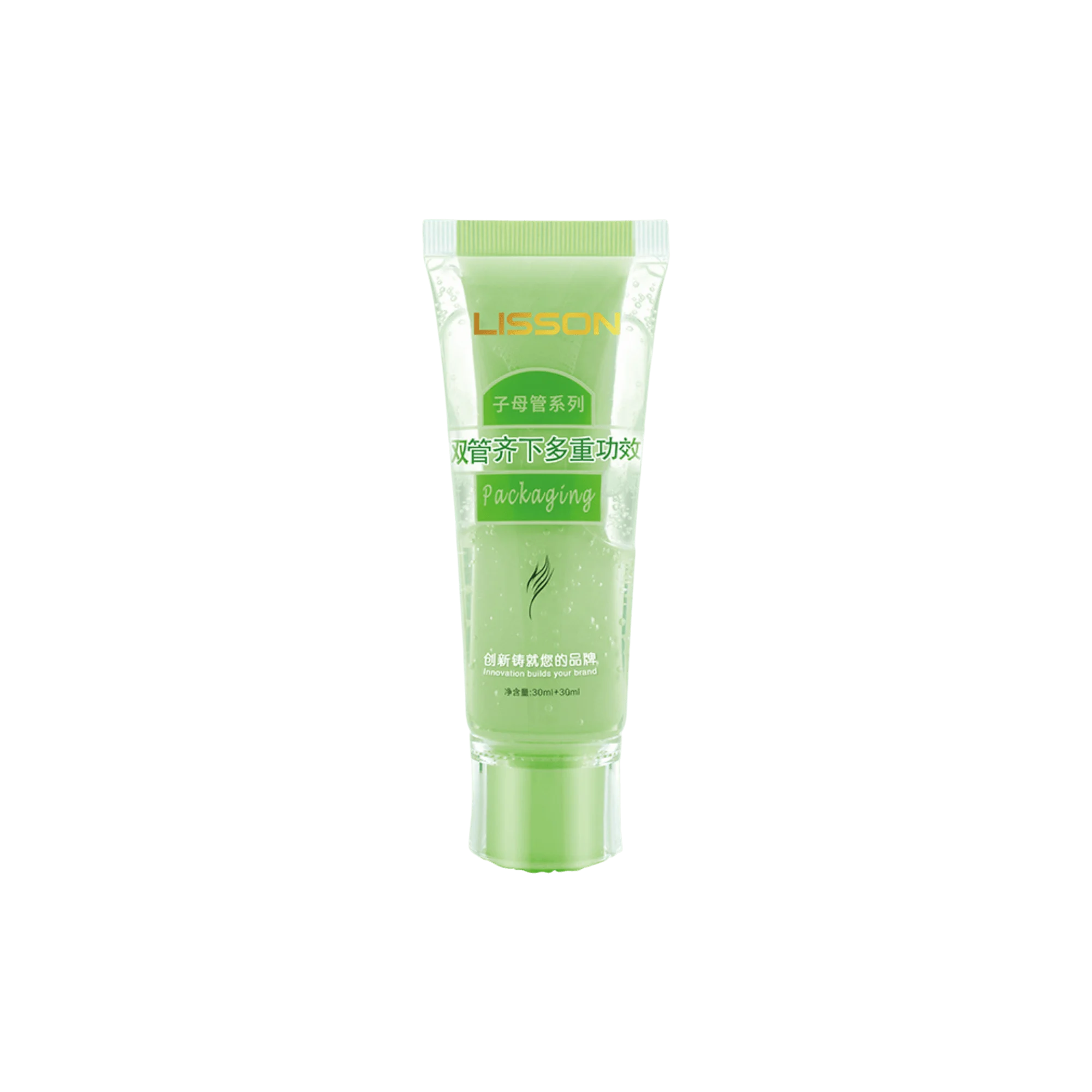 LISSON Packaging 35.0mm 2.0oz /59ml Flower Orifice PE Tube with Screw On Cap