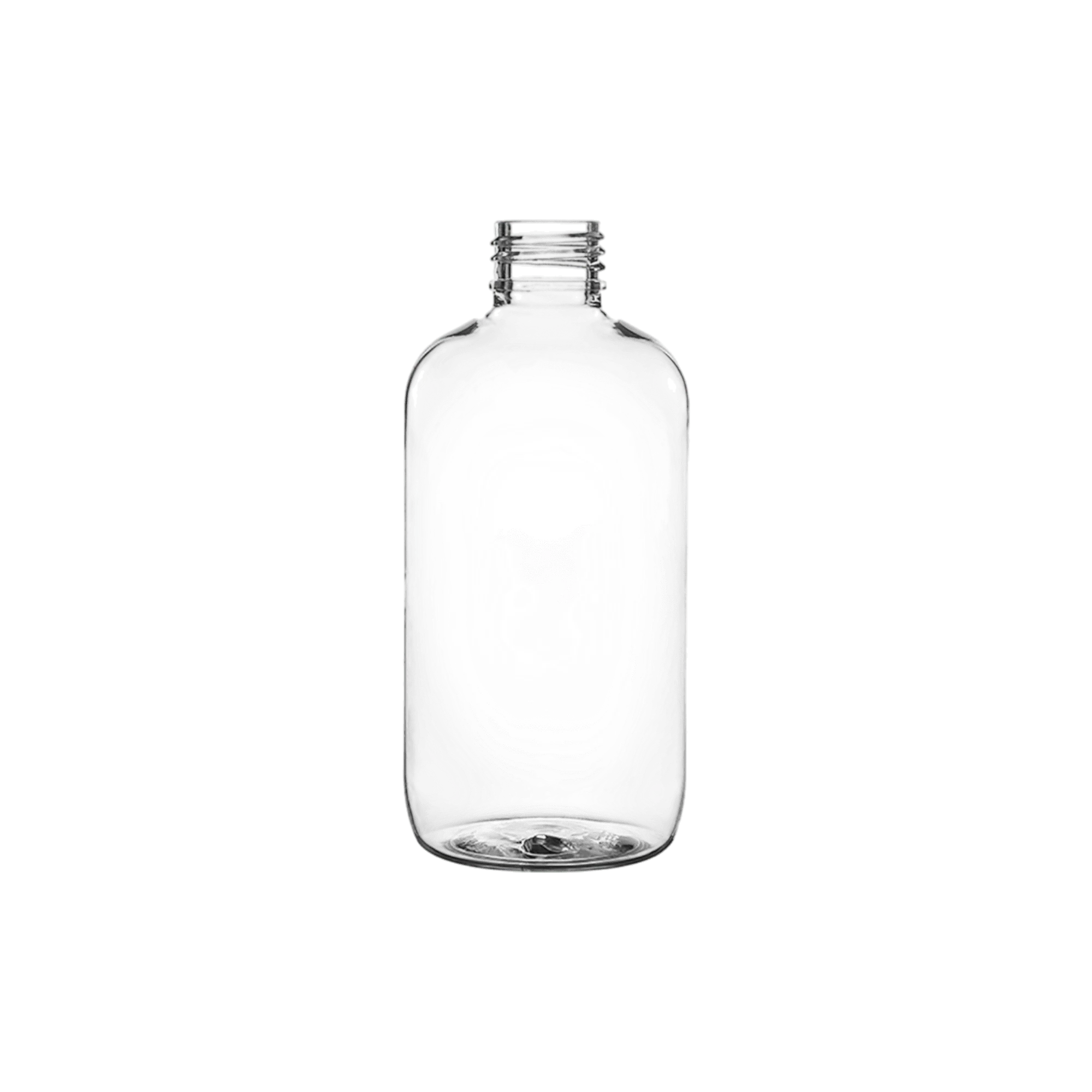 Forpack 8.5oz /251ml 24-400 Boston Round PET Bottle