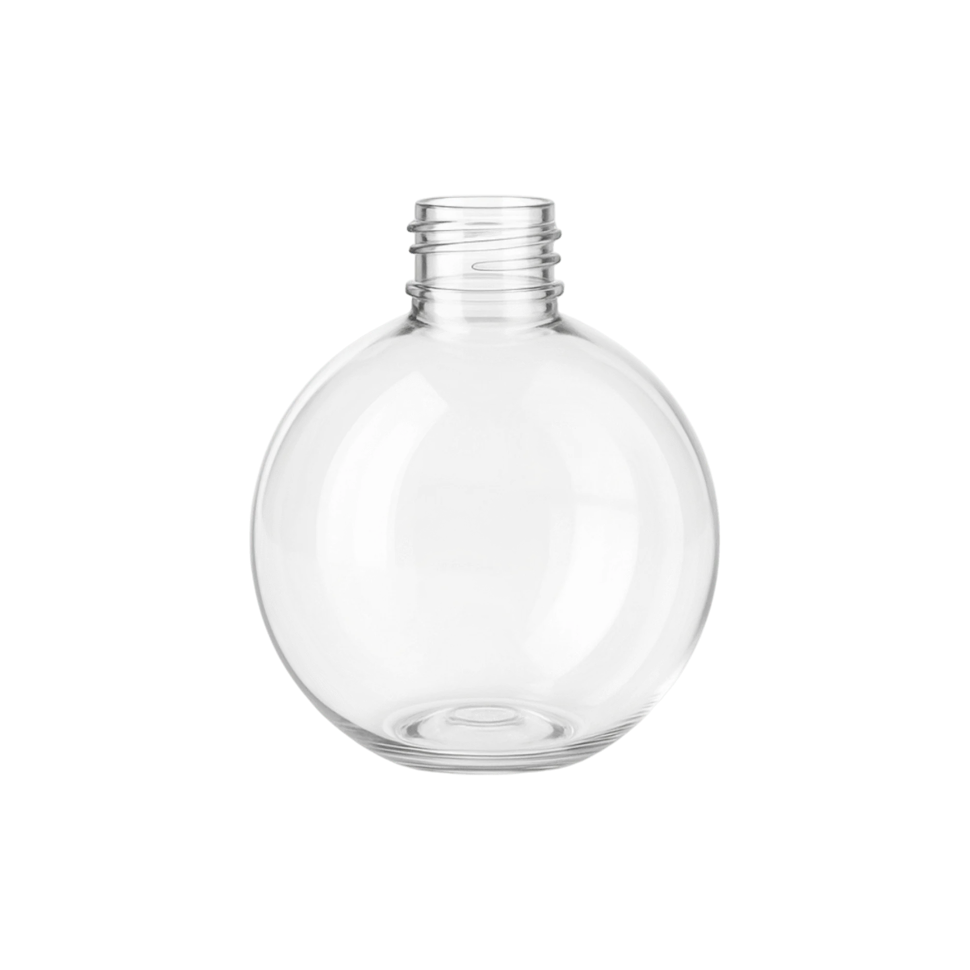 Forpack 8.1oz /240ml 24-400 Clear PET Spherical Ball Bottle