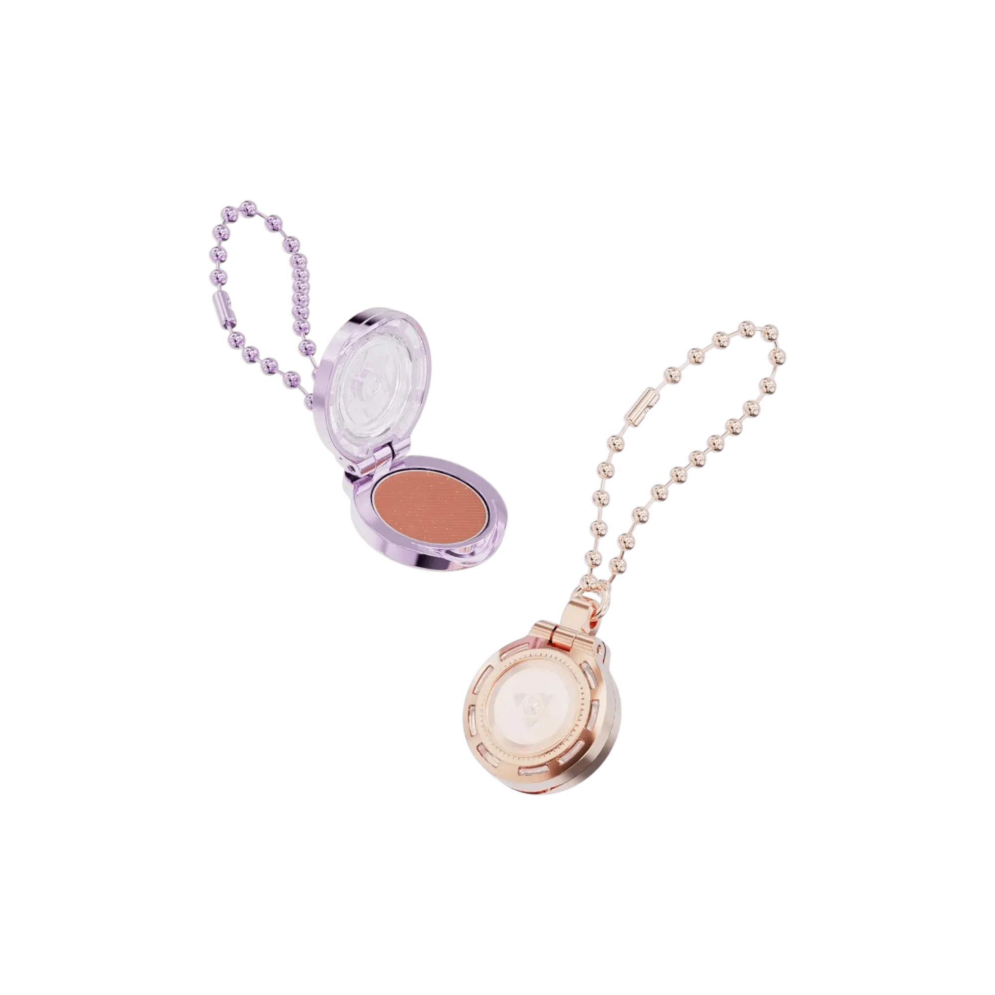 Single Well ABS Spinning Star Compact with Keychain